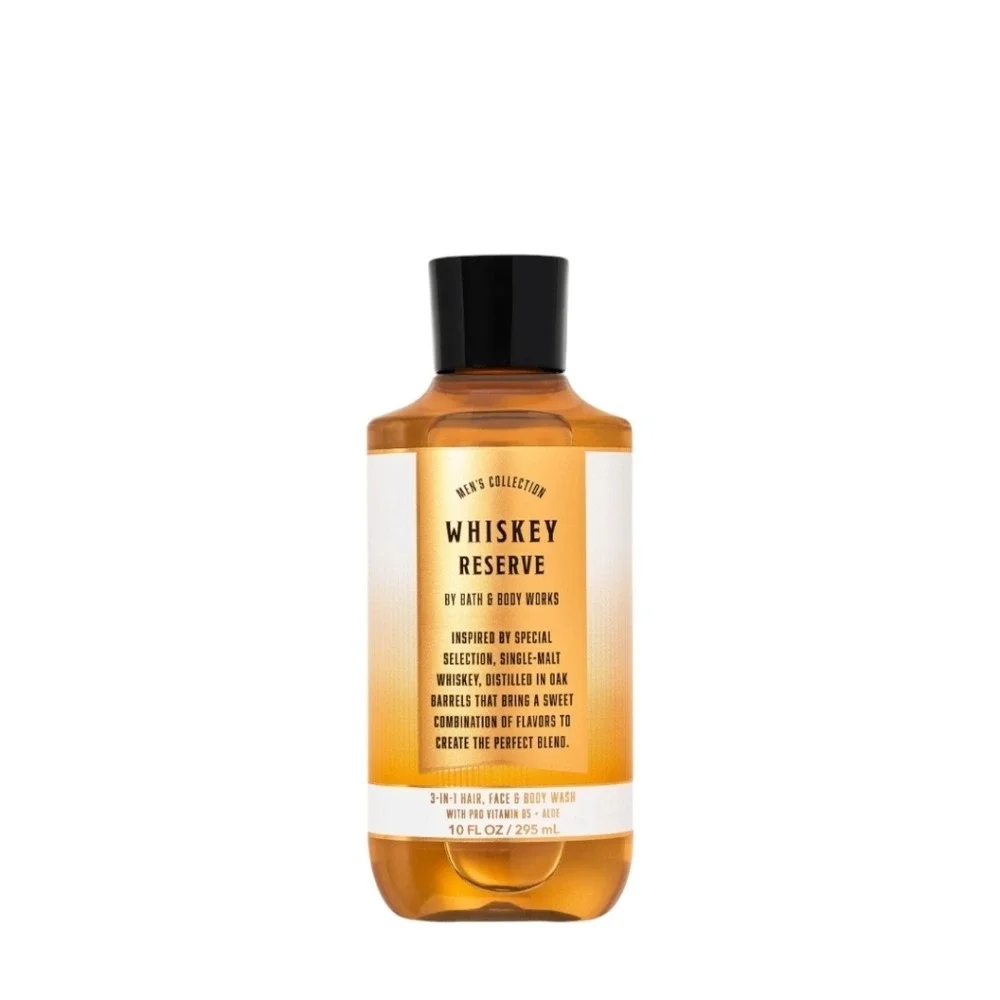 Bath & Body‎ Works Mens Rare Discontinued WHISKEY RESERVE Body Wash 2pcs